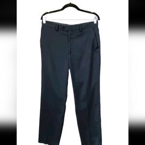Michael Kors Steel Blue Lightweight Dress Pants Slim Straight Leg 38 Waist 32L